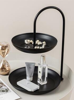 wrought iron storage tray jewelry plate decoration creative