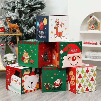 Christmas topper gift box decoration圣诞节装饰圣诞堆头礼品盒