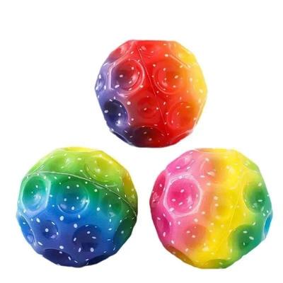 Fun High Resilience Hole Ball Soft Bouncy Ball Anti-fall Moo