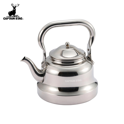 CAPTAIN STAG 不锈钢茶壶餐桌茶水壶煮茶烧水壶户外露营开水壶