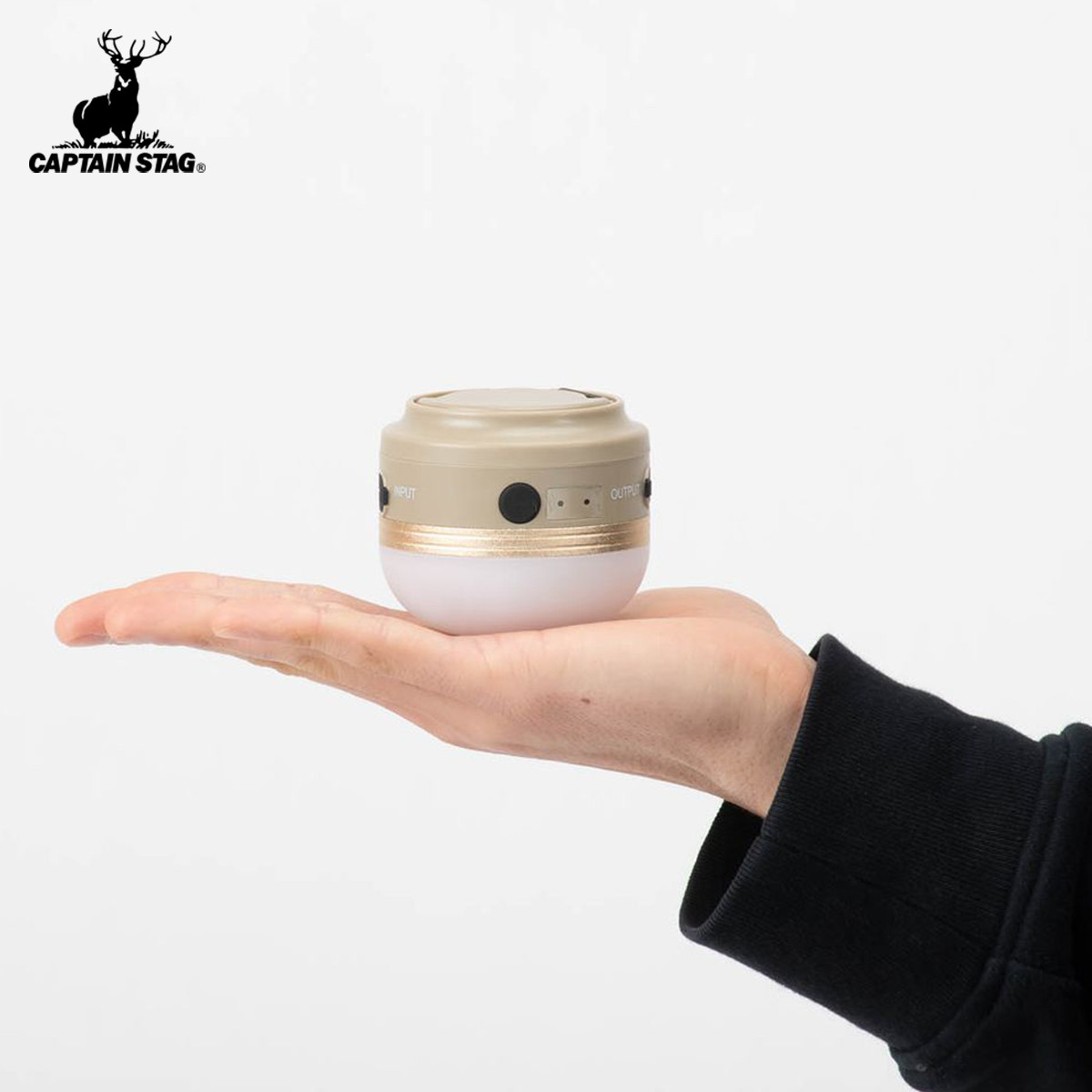 日本鹿牌CAPTAIN STAG 便携照明灯户外露营帐篷灯USB多功能野营灯