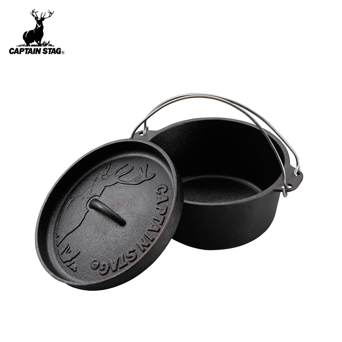 CAPTAINSTAG铸铁吊锅炖锅荷兰锅