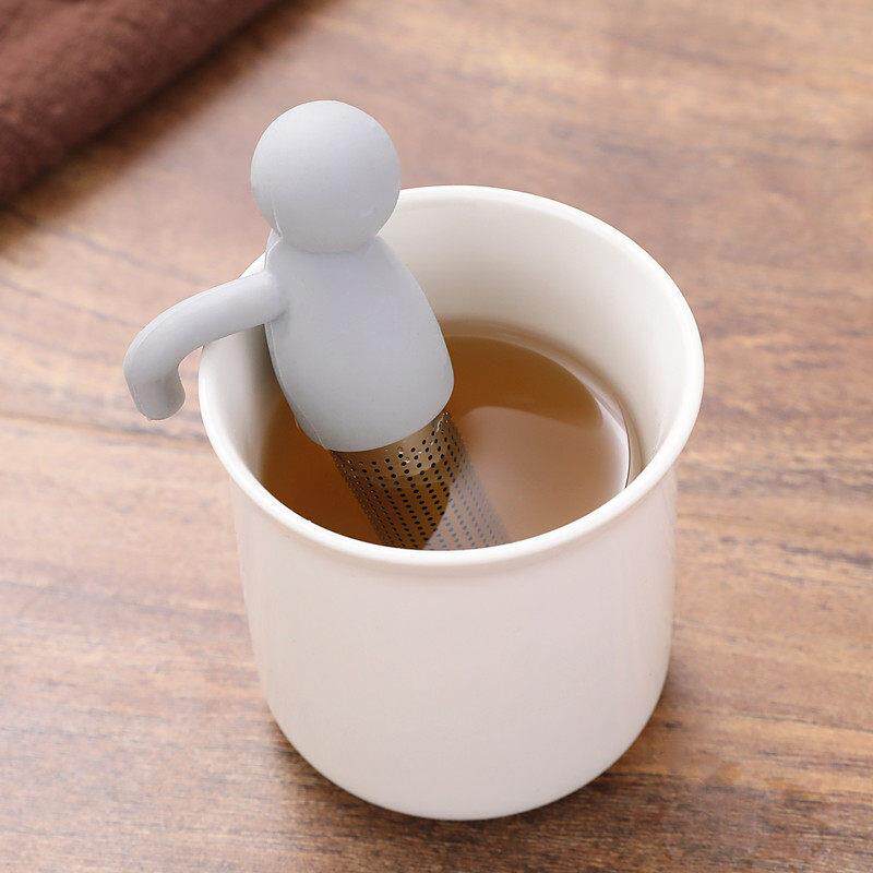 硅胶个性泡茶过滤器304不