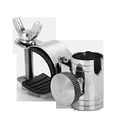 钓椅卡扣拉饵盘支架饵料盒拉饵盒卡扣通用型钓椅配件鱼护架不锈钢