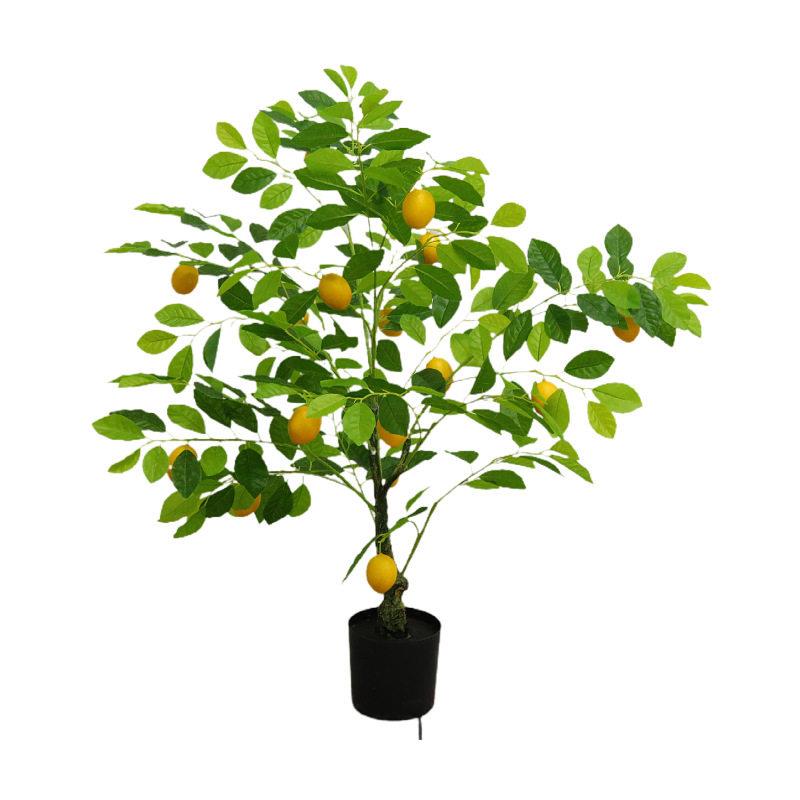仿真柠檬树盆栽室内客厅装饰植物假树落地摆件家居绿植仿真