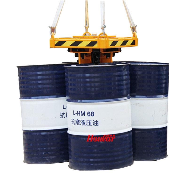 YL4油桶夹叉车用搬运夹油桶吊具四桶夹具鹰嘴爪勾叉车油桶抓桶器