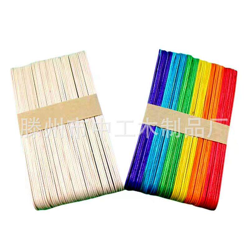 木制品原色彩色木棍木棒圆棒创意diy手工制作圆木棒木棍木棒