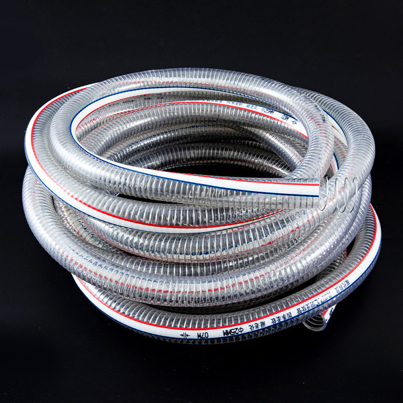 新品 厂家  透明高压螺旋钢丝增强塑料软管 耐温抽排水 加厚PVC钢,家装主材,下水软管/排水软管,淘宝优惠券,粉丝福利购,淘宝优惠卷