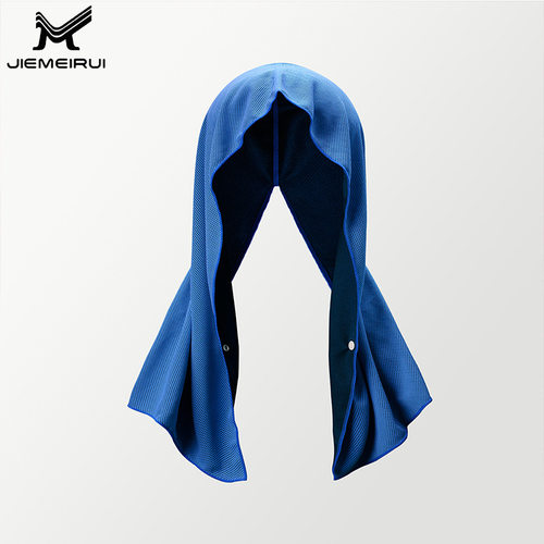 新品 冷感防晒头戴毛巾户外钓鱼可用防晒披肩头巾冷感降温毛巾厂