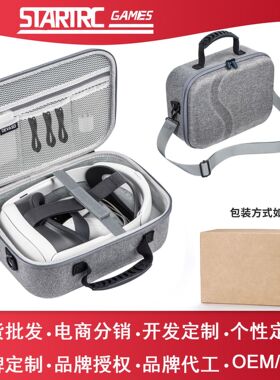 新品  Meta Quest 3 VR可放KIWI精英头戴带收纳包手提斜跨包配件