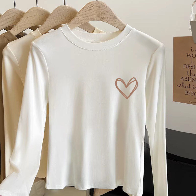 纯棉长袖t恤女洋气短款辣妹高腰小衫早春季正肩显瘦内搭修身上衣,女装/女士精品,真丝上装,淘宝优惠券,粉丝福利购,淘宝优惠卷