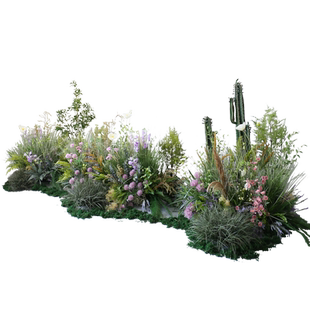 大型植物软装造景庭院花草装饰酒店餐厅角落园景套装仿真芦苇草堆