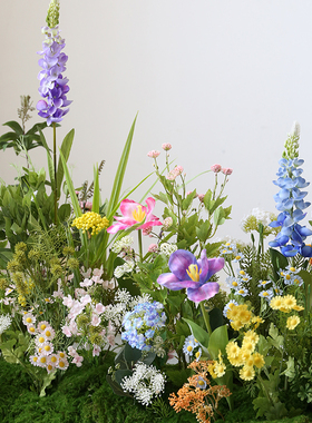 高仿绿植造景组合室内花槽橱窗花丛装饰软装仿真植物玄关楼梯景观