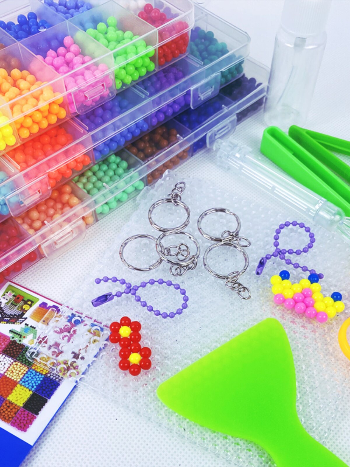 매직 워터 미스트 매직 비즈 남성과 여성을위한 어린이 날 선물 DIY 수제 크리 에이 티브 어린이 유치원 장난감 매직 비즈