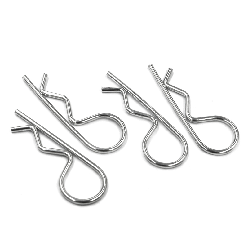 弹簧钢B型销R形销 开口销 波浪卡簧卡销发夹销 插销304不锈钢销子