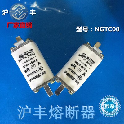 沪丰熔断器RS31/NGTC00-32A50A63A80A100A125A200A 快速熔断器芯