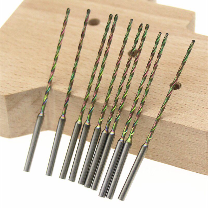 2.35mm柄淬火加长变径麻花钻头世新牙机琥珀蜜蜡核雕打孔加长钻