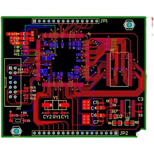 PCB 4层板DSP28335核心板设计AD原理图PCB源文件4层PCB设计开发