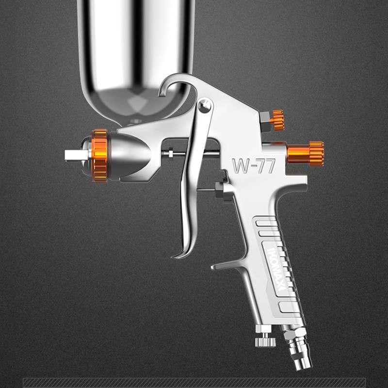 高雾化W-71喷枪汽车w77喷漆上壶家具气动工具喷壶罐F75下壶喷漆枪