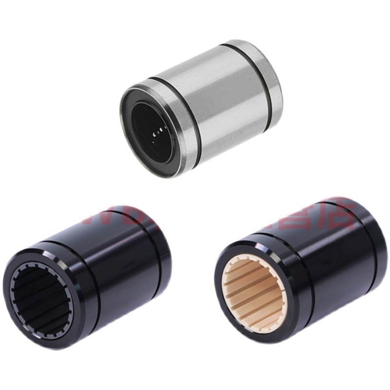 免维护铝塑料直线轴承LM 6 8 10 12 16 20 25 30 35 40 50L进口UU