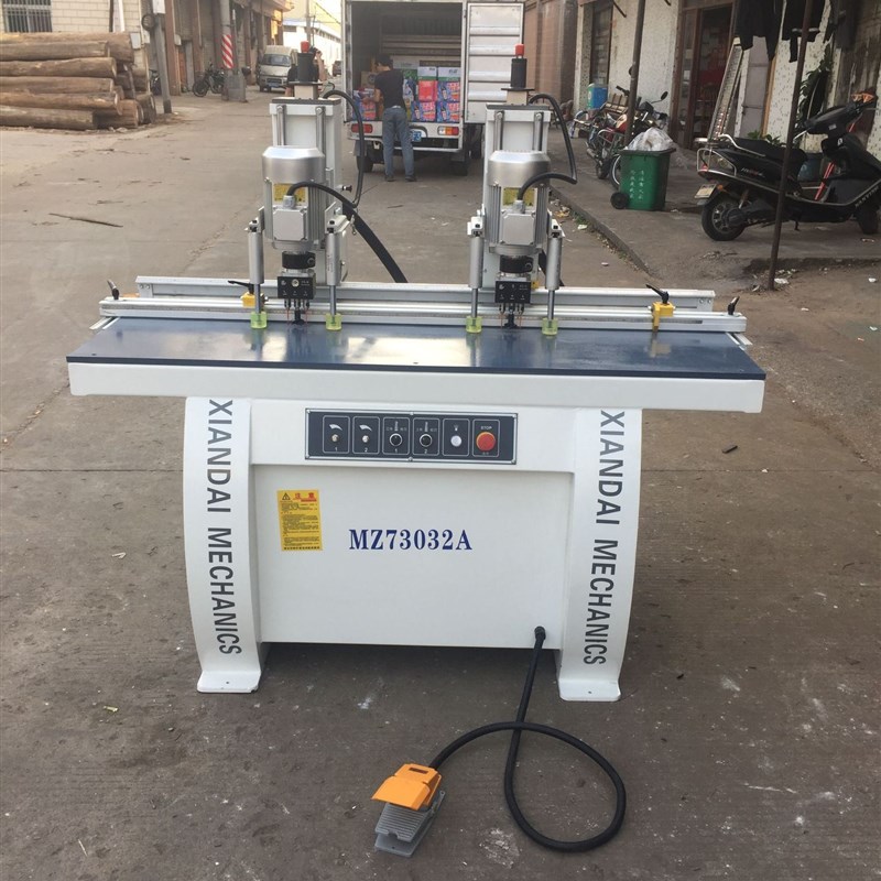 木工机械设备双头铰链钻衣柜整体橱柜门小型铰链钻孔机铝木门钻孔