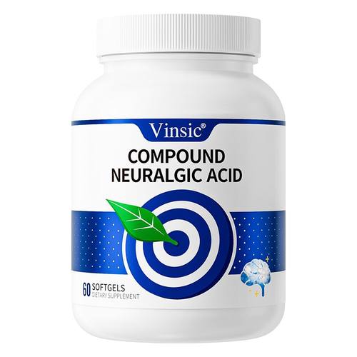 Vinsic文斯可神经酸中老年大脑记忆力DHA藻油专注补脑注意力美国