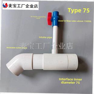 鱼池文氏管增氧器庭院鱼池万向增氧E神器增氧喷头养殖整套水族配\