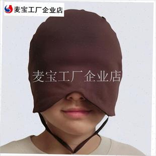 码老人睡帽防掉防风纯棉睡眠帽空调帽保暖M加绒睡觉帽子男秋冬款\