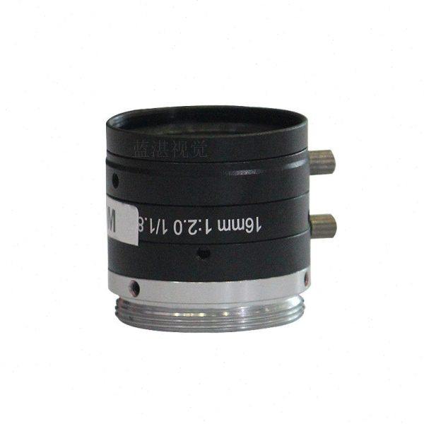 500万像素工业相机镜头定焦16mm 1/1.8英寸靶面C接口FA手动光圈