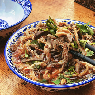 内蒙古羊杂碎450克 加热即食 清真全熟呼市羊杂碎 羊杂汤 羊杂割