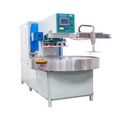 四工位转盘高周波机自动高周波熔断机鞋 材吸塑泡壳卡纸热压封口机