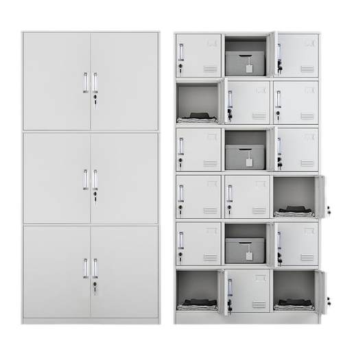 文件柜办公室办公柜档案柜带锁员工柜储物柜财务资料柜更衣柜