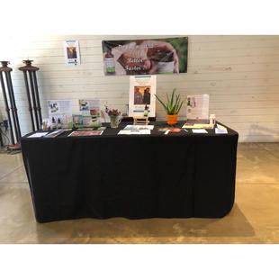 会议签到台桌裙桌套桌罩甜品桌布宴会酒店展会婚庆厂家定做
