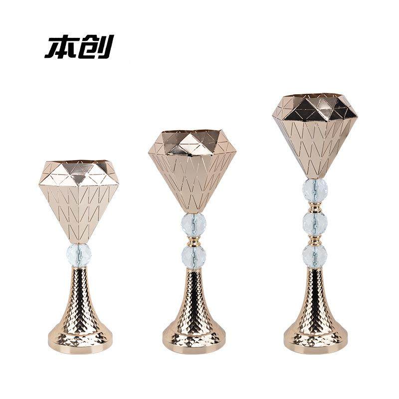 创意欧式金属花瓶婚礼桌摆花器家居客厅餐桌插花装饰摆件热销花架,节庆用品/礼品,装扮布置套餐,淘宝优惠券,粉丝福利购,淘宝优惠卷