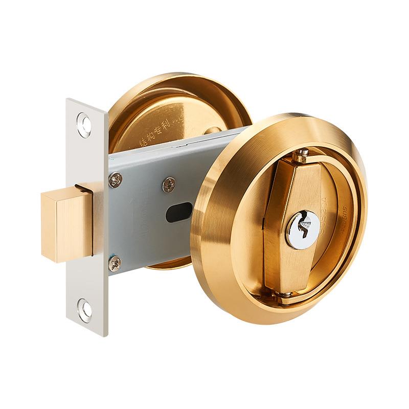 隐形门锁3暗锁隐形锁背景推门锁双钩防盗锁锁具门锁04不无品牌/锈