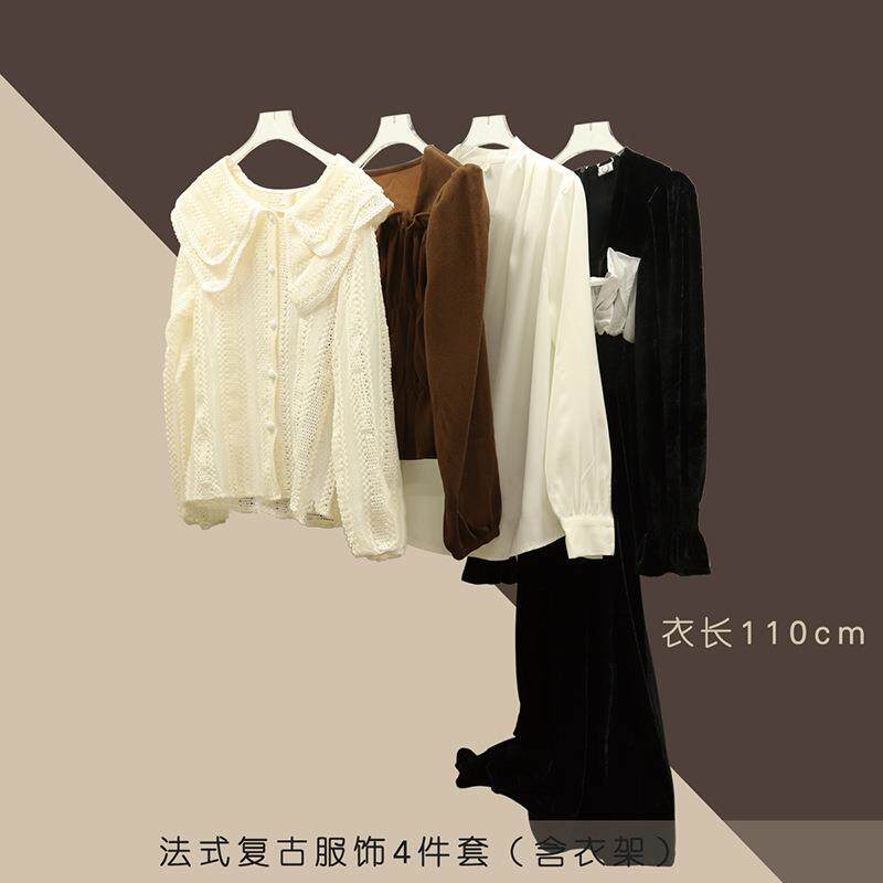 样板房衣帽间法式优雅饰品女鞋连衣裙首饰品复古女士衣柜