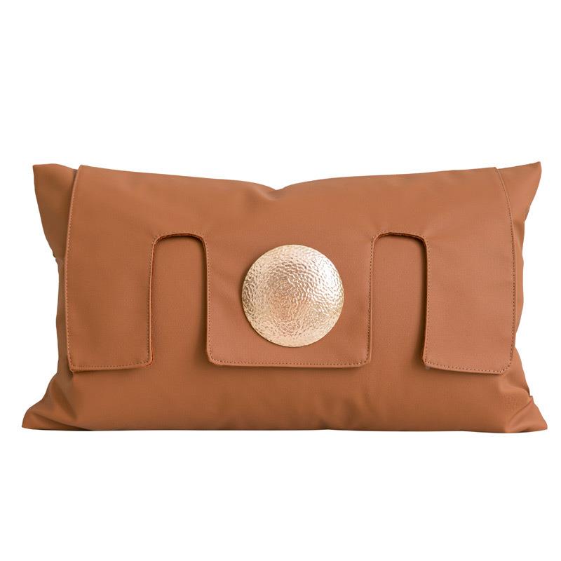 中式店样板床旗床尾巾抱枕焦糖色床间尾毯酒UNM民宿软装搭毯靠新