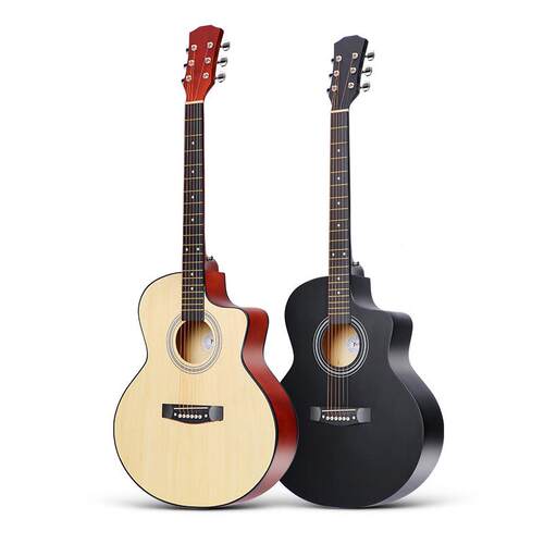 41寸吉他民谣吉他41寸JF桶吉他初学者入门自学木吉他guitar