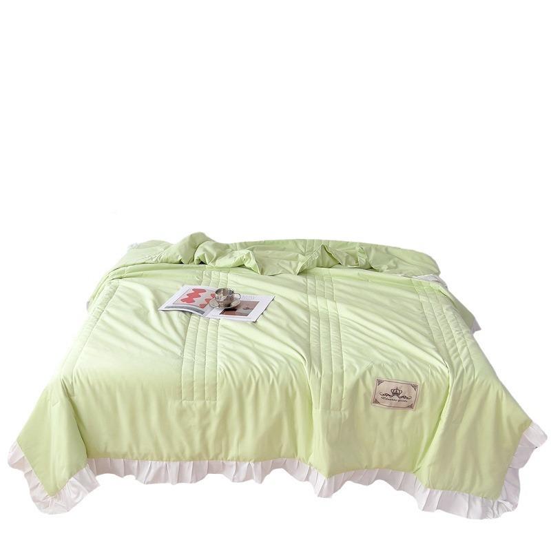 韩版女夏CGL06被淑水洗色棉纯被公主夏凉被空调被单人双人薄子