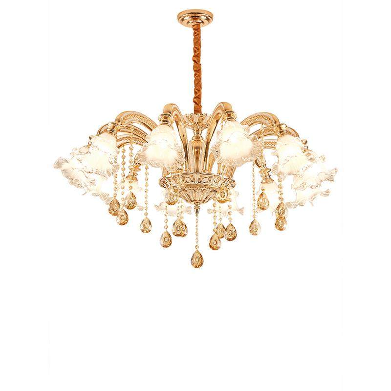 欧式吊灯客厅锌合金水晶灯简欧餐厅卧室奢华大气现代吊灯,家装灯饰光源,智能吊灯,淘宝优惠券,粉丝福利购,淘宝优惠卷