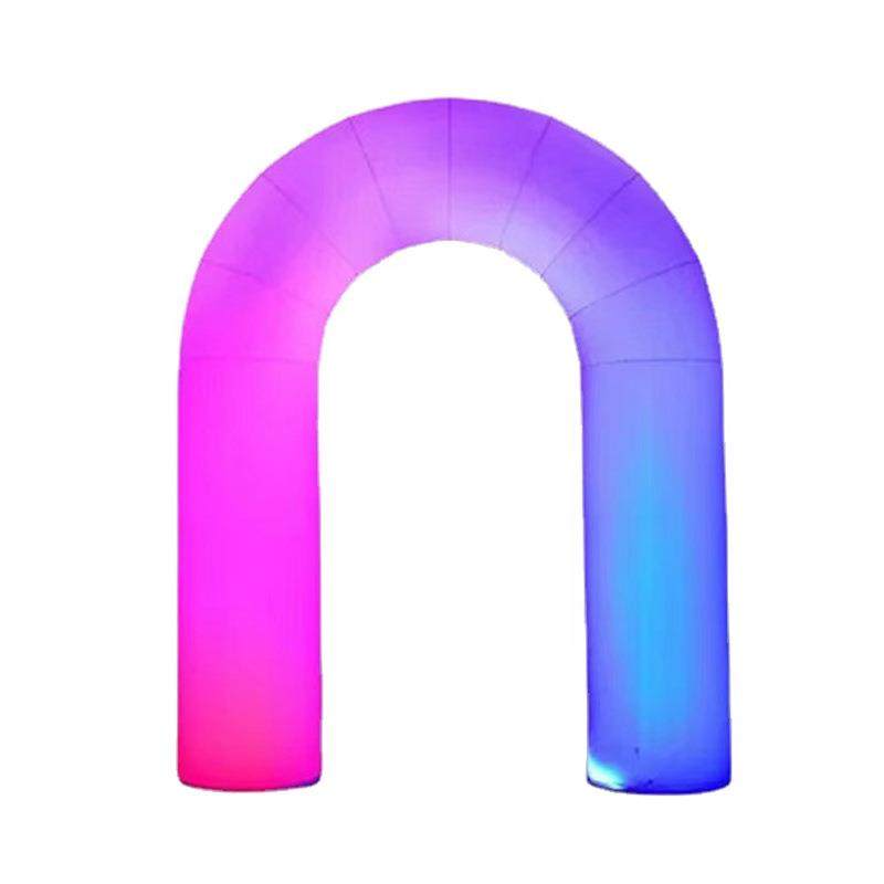 七彩发光拱门气模网红LED变色彩虹U型门气氛道具布景装饰充气气模,节庆用品/礼品,充气气模,淘宝优惠券,粉丝福利购,淘宝优惠卷