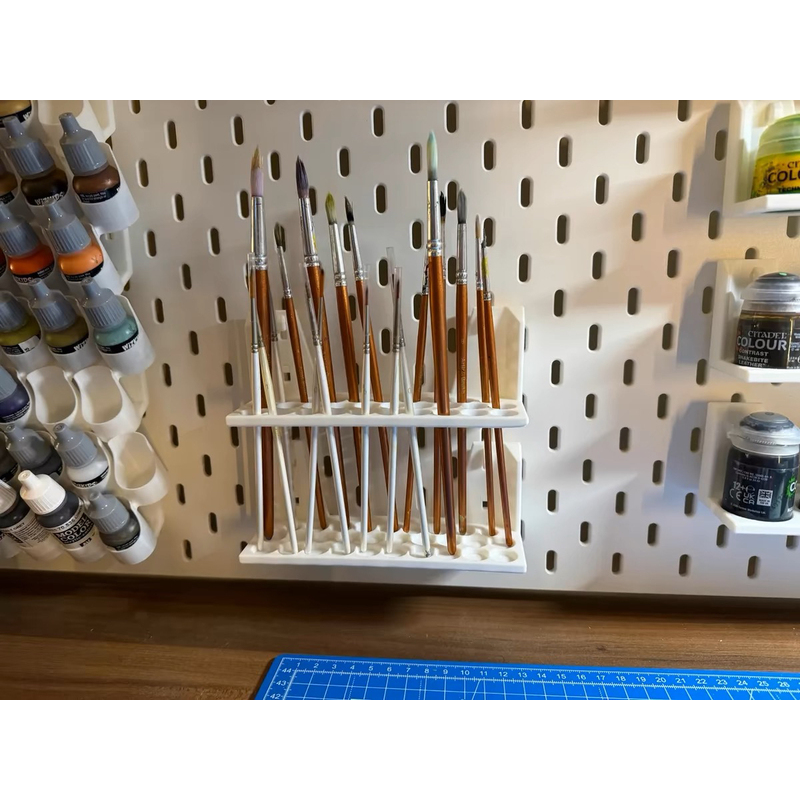 适用宜家SKADIS 斯考迪斯 宜家洞洞板配件 上色笔笔刷支架