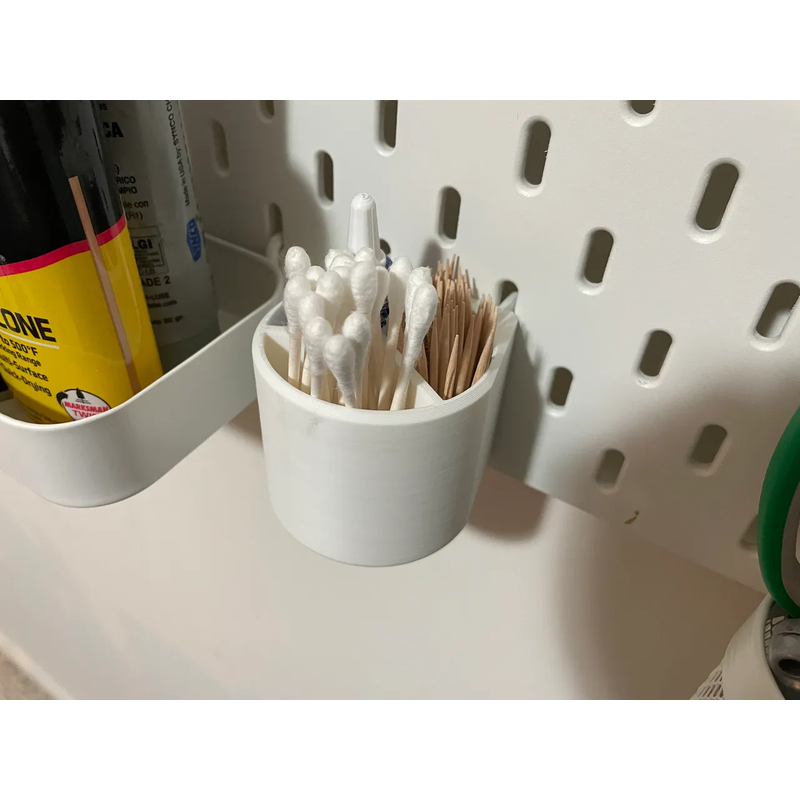 适用宜家SKADIS 斯考迪斯 宜家洞洞板配件 牙签牙线棉签等支架