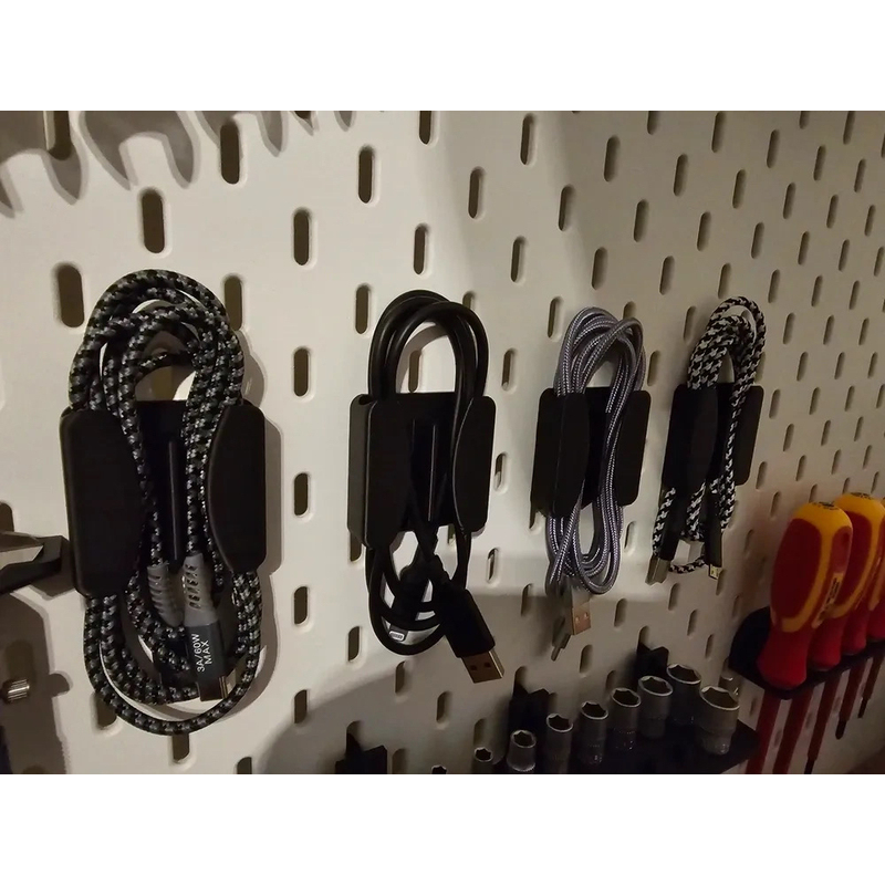 宜家SKADIS 斯考迪斯 宜家洞洞板配件 USB线缆收纳盒