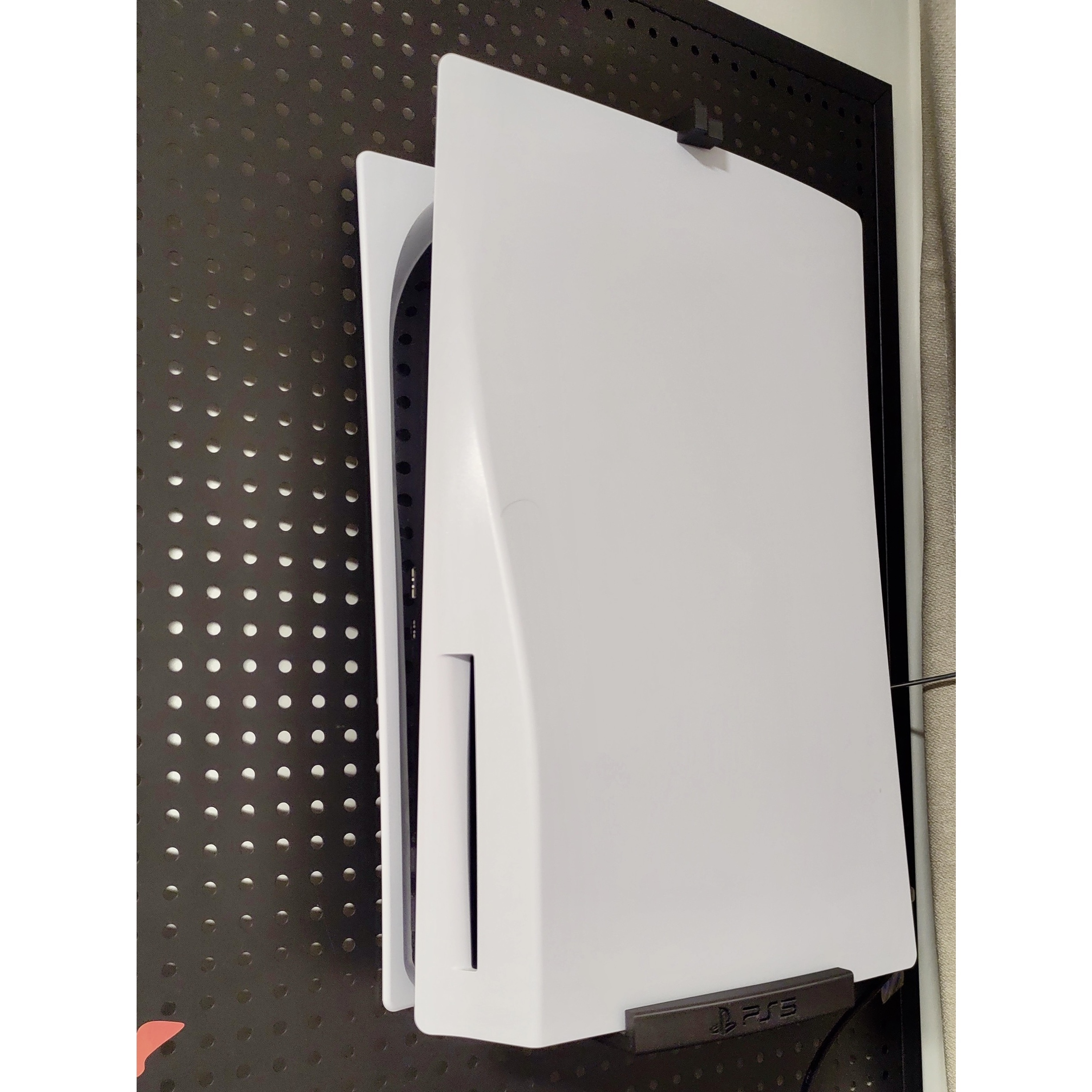 适用圆孔洞洞板配件 PS5主机支架可选机器朝向 可定制各类洞洞板