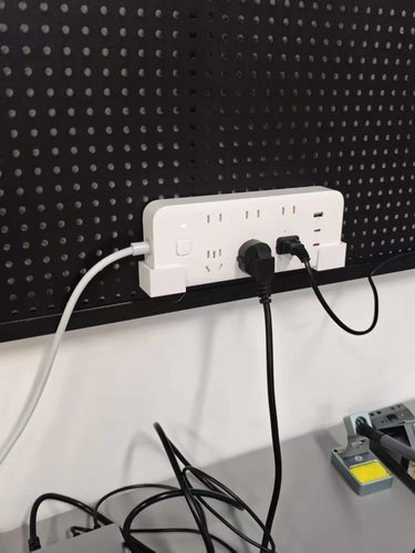 适用五金少女金属圆孔洞洞板配件小米米家插座插排支架