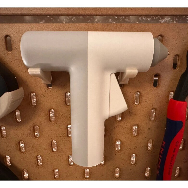 适用宜家SKADIS 斯考迪斯 宜家洞洞板配件 HOTO小猴热熔胶枪支架