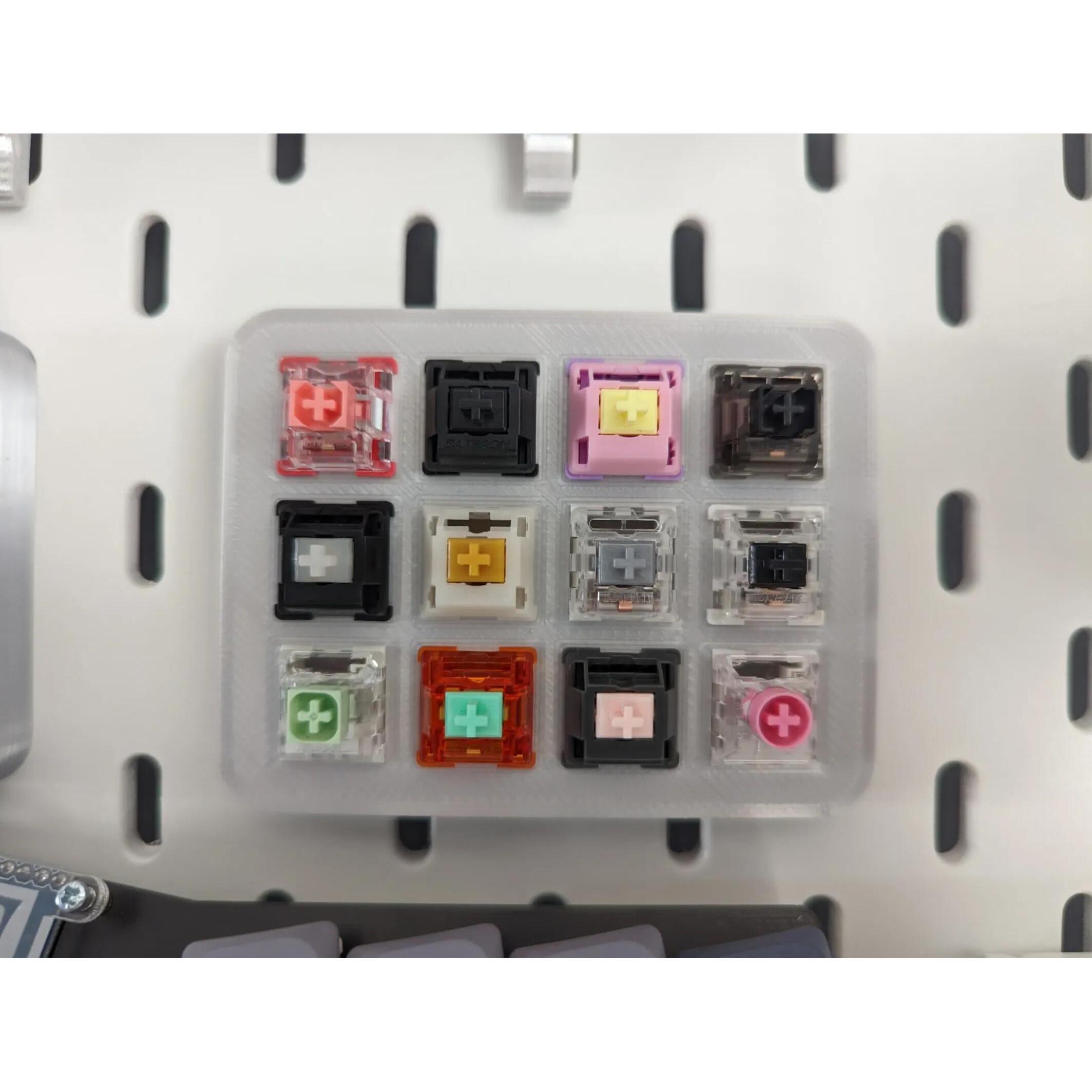 宜家SKADIS 斯考迪斯 宜家洞洞板配件  3x4键盘机械轴支架