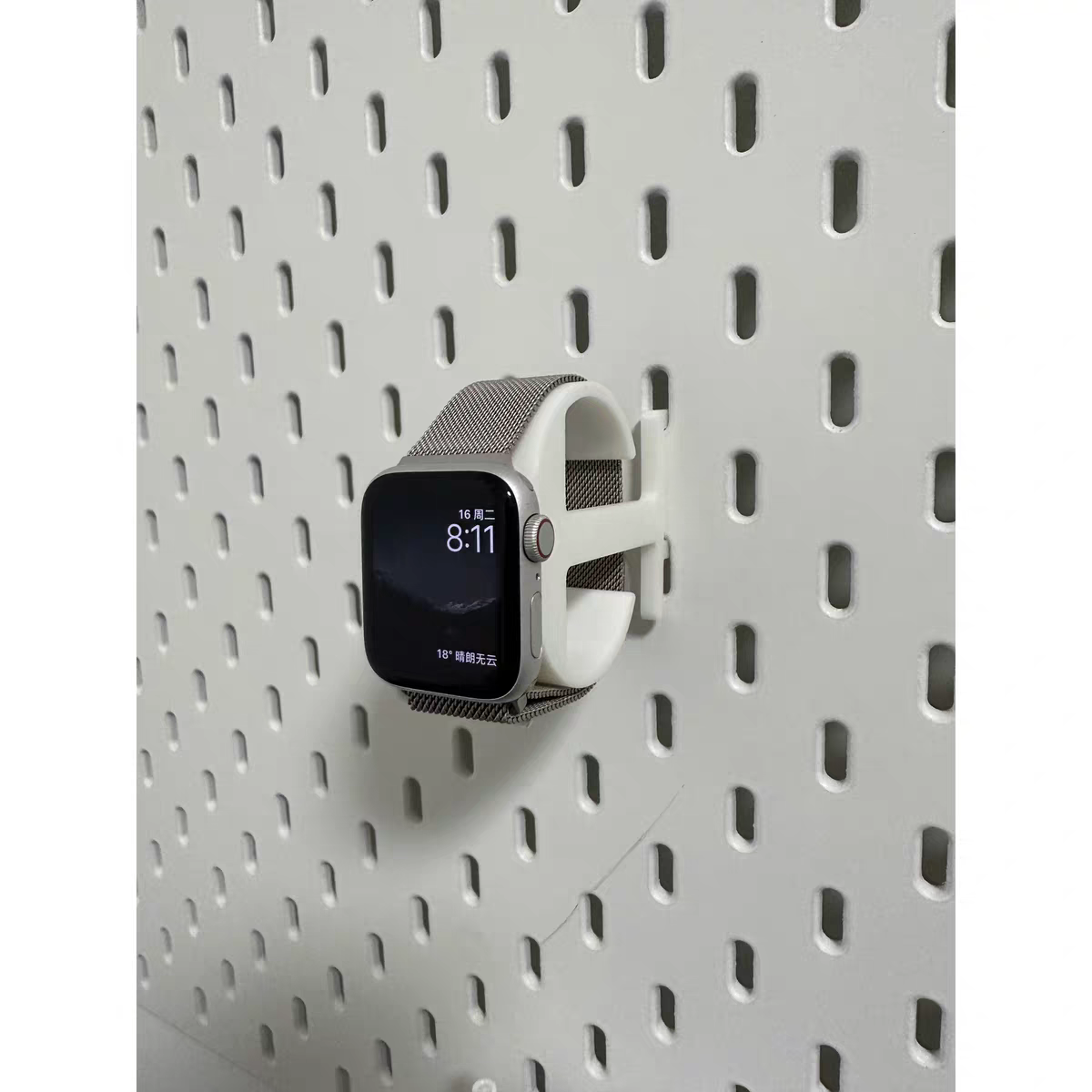 适用宜家SKADIS 斯考迪斯 宜家洞洞板配件 通用手表支架