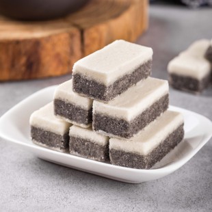 张三芝麻糕四川眉山传统糕点仁寿特产张金辉黑芝麻糕核桃糕点点心